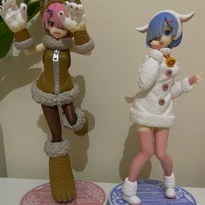 Rem and Ram anime figure || THIS ITEM HAS BEEN SOLD DO NOT BUY